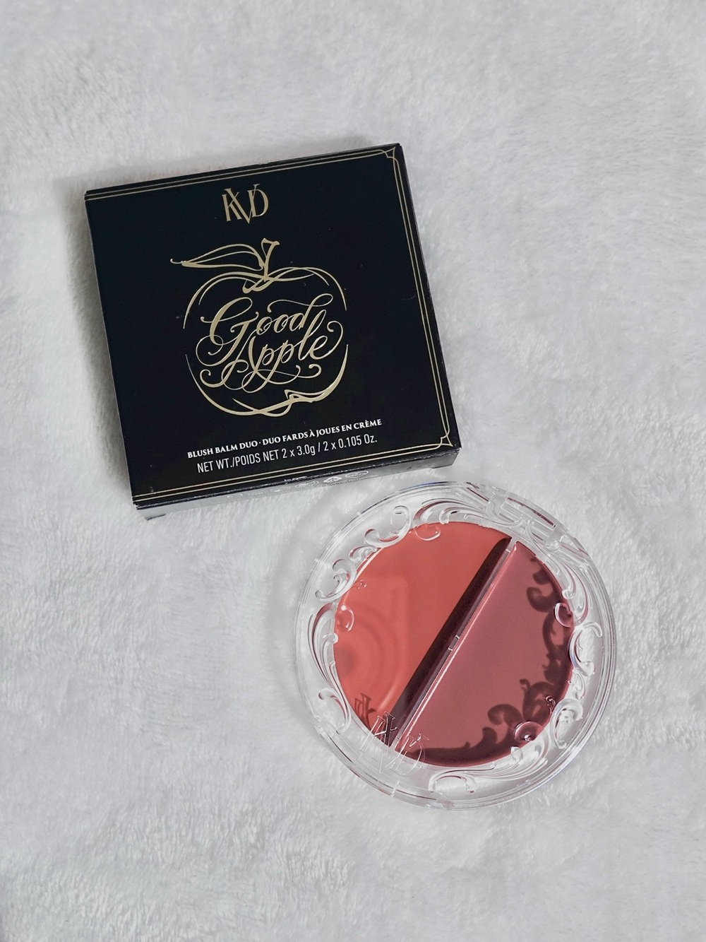 KVD Beauty Good Apple Blush Balm Duo - Red Meadow 50 - NIB